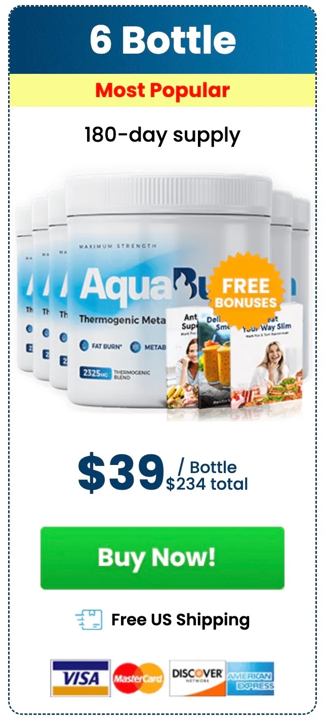 AquaBurn 180-Day Supply